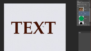 text via clipping mask